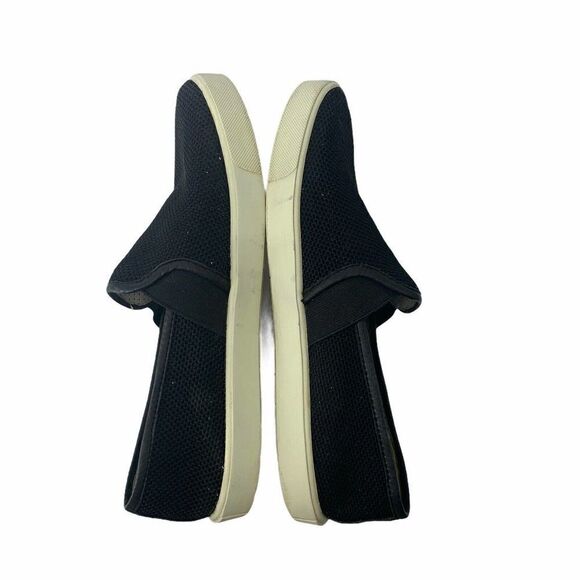 VINCE Black Woven Blair Slip On Sneakers 7.5 - Picture 4 of 10